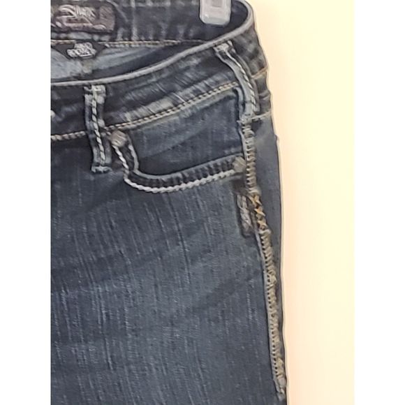 Women's Silver Jeans Co., Aiko Bootcut, W27/L31, Dark Blue - Picture 9 of 9